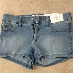 Hollister Faded Blue Jean Shorts